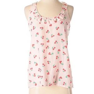 • {Candies} Ruffle Cherry Ruffle Racerback